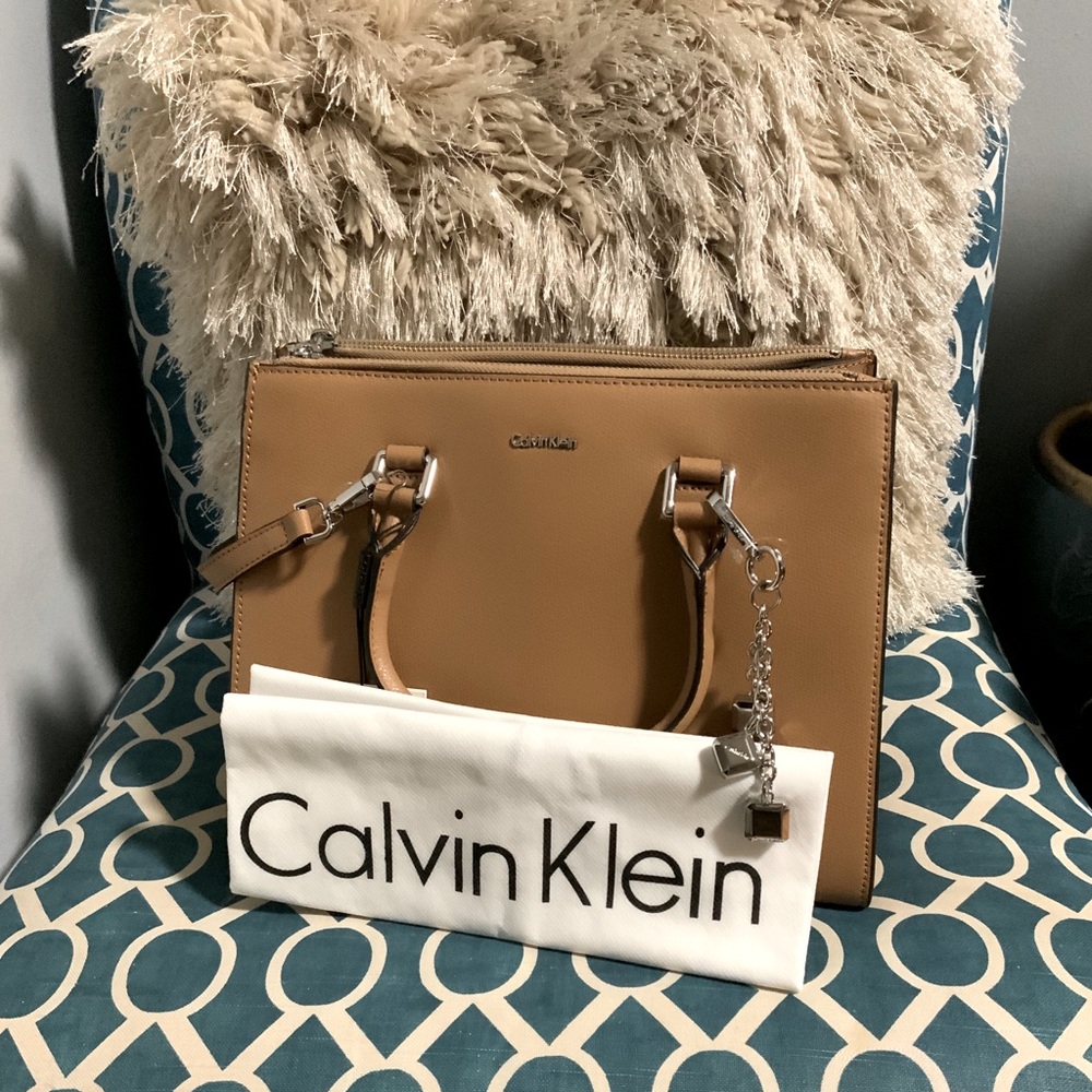 Leather Calvin Klein bag